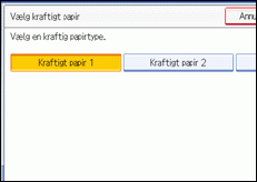 Illustration af betjeningspanelets sk&aelig;rm
