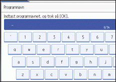 Illustration af betjeningspanelets sk&aelig;rm
