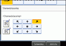 Illustration af betjeningspanelets sk&aelig;rm