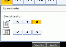 Illustration af betjeningspanelets sk&aelig;rm