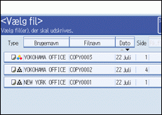 Illustration af betjeningspanelets sk&aelig;rm