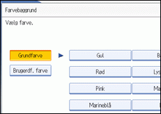 Illustration af betjeningspanelets sk&aelig;rm