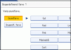 Illustration af betjeningspanelets sk&aelig;rm