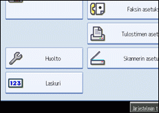 Käyttöpaneelin näyttö