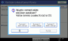 Käyttöpaneelin näyttö