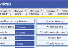 ilustracja ekranu panelu operacyjnego