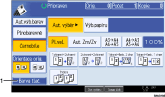 Na tomto obrázku je ovládací panel zaízení s oíslovanými doplky.