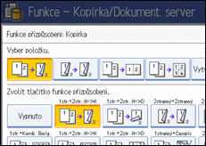 Obrázek displeje ovládacího panelu