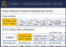 Obrázek displeje ovládacího panelu