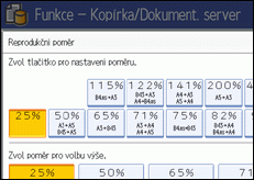 Obrázek displeje ovládacího panelu