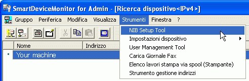 Immagine schermata applicazione