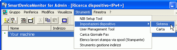 Immagine schermata applicazione