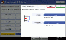 Illustrazione schermata pannello di conrollo