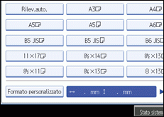Illustrazione schermata pannello di conrollo