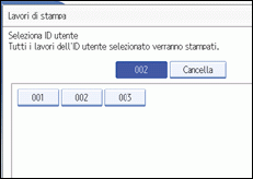 Illustrazione schermata pannello di conrollo
