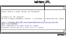 Illustrazione di un&apos;e-mail