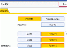 Illustrazione pannello operativo