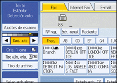 Ilustración del panel de operaciones