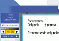 Ilustración del panel de operaciones