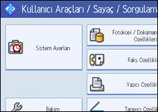 İşlem paneli ekranı gösterimi