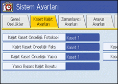 İşlem paneli ekranı gösterimi