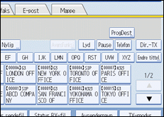 Illustrasjon over kontrollpanelet