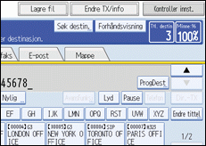 Illustrasjon over kontrollpanelet