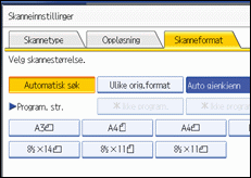 Illustrasjon over kontrollpanelet
