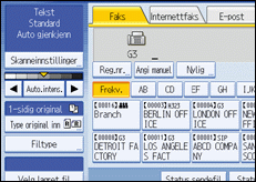 Illustrasjon over kontrollpanelet