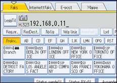 Illustrasjon over kontrollpanelet