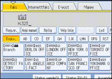 Illustrasjon over kontrollpanelet