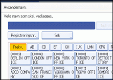 Illustrasjon over kontrollpanelet