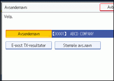 Illustrasjon over kontrollpanelet