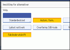 Illustrasjon over kontrollpanelet