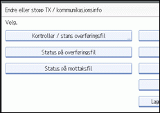 Illustrasjon over kontrollpanelet
