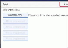 Illustrasjon over kontrollpanelet