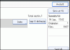 Illustrasjon over kontrollpanelet
