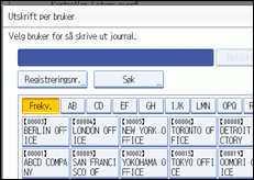 Illustrasjon over kontrollpanelet