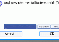 Illustrasjon over kontrollpanelet