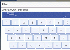 Illustrasjon over kontrollpanelet