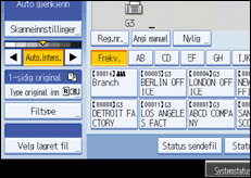 Illustrasjon over kontrollpanelet