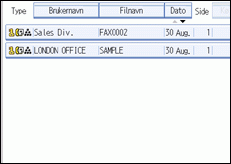 Illustrasjon over kontrollpanelet