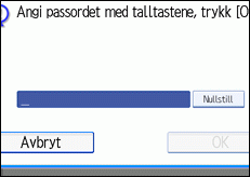 Illustrasjon over kontrollpanelet