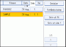 Illustrasjon over kontrollpanelet
