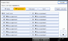 Illustrasjon over kontrollpanelet