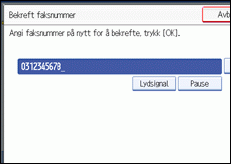 Illustrasjon over kontrollpanelet