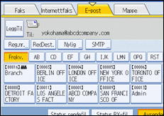 Illustrasjon over kontrollpanelet