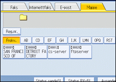Illustrasjon over kontrollpanelet