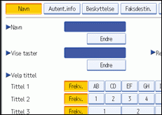 Illustrasjon over kontrollpanelet