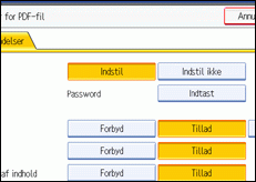 Illustration af skærm på kontrolpanel